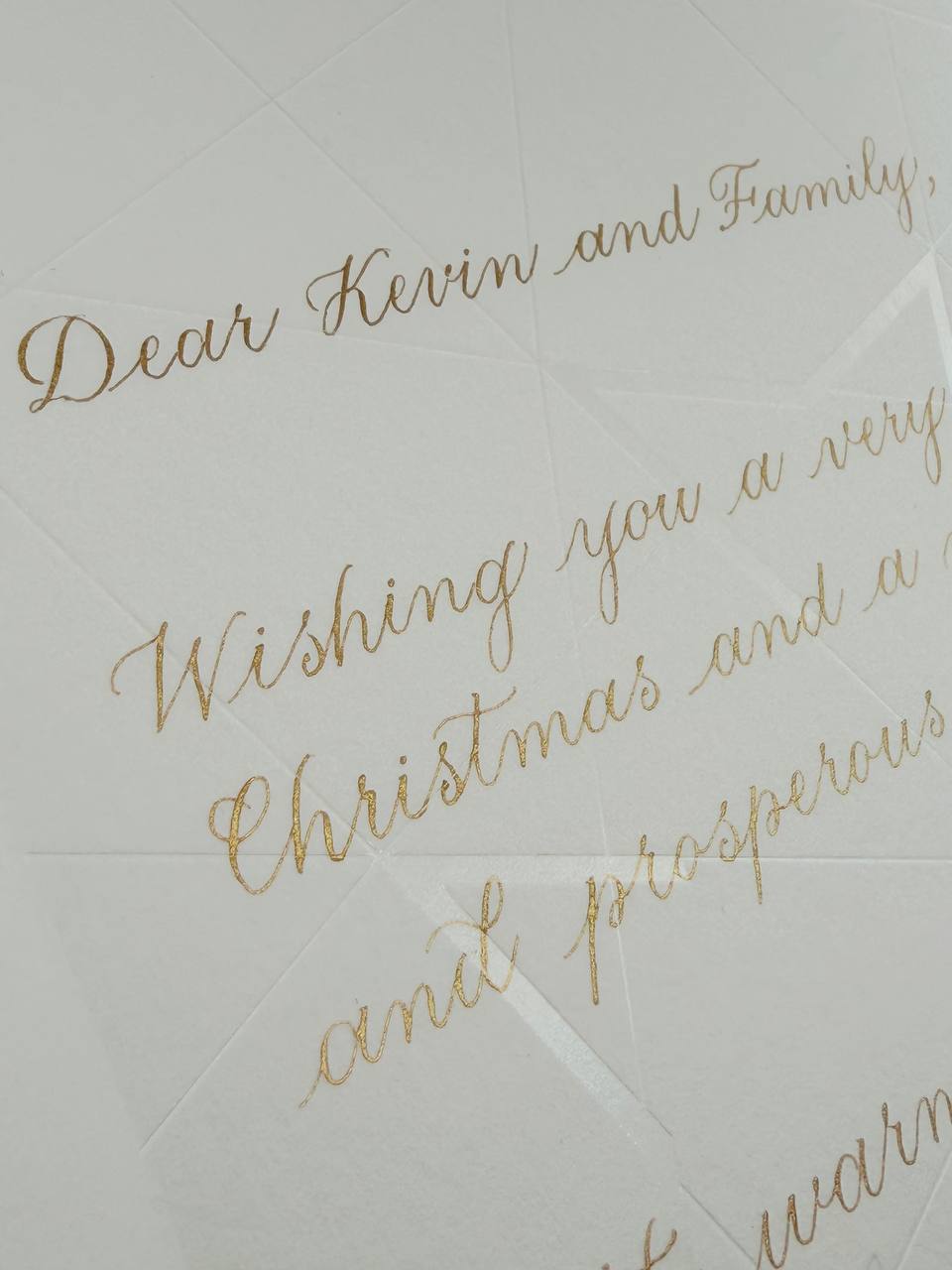 Calligraphy work